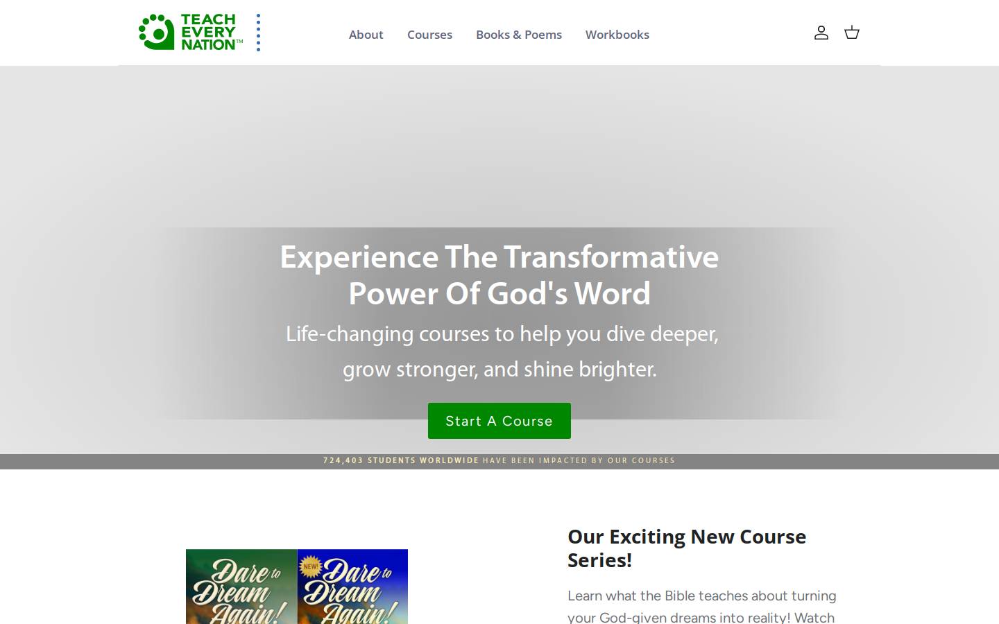 brucewilkinsoncourses.com homepage screenshot