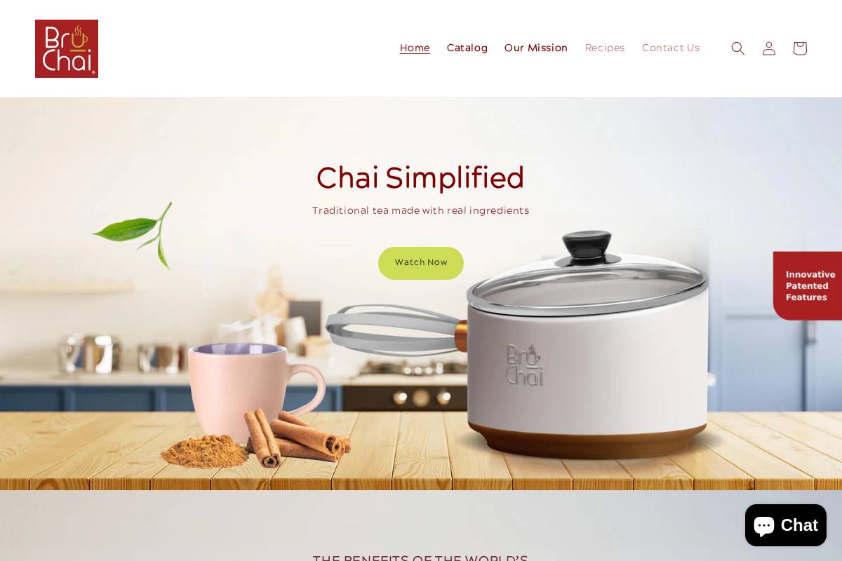 bruchai.com homepage screenshot