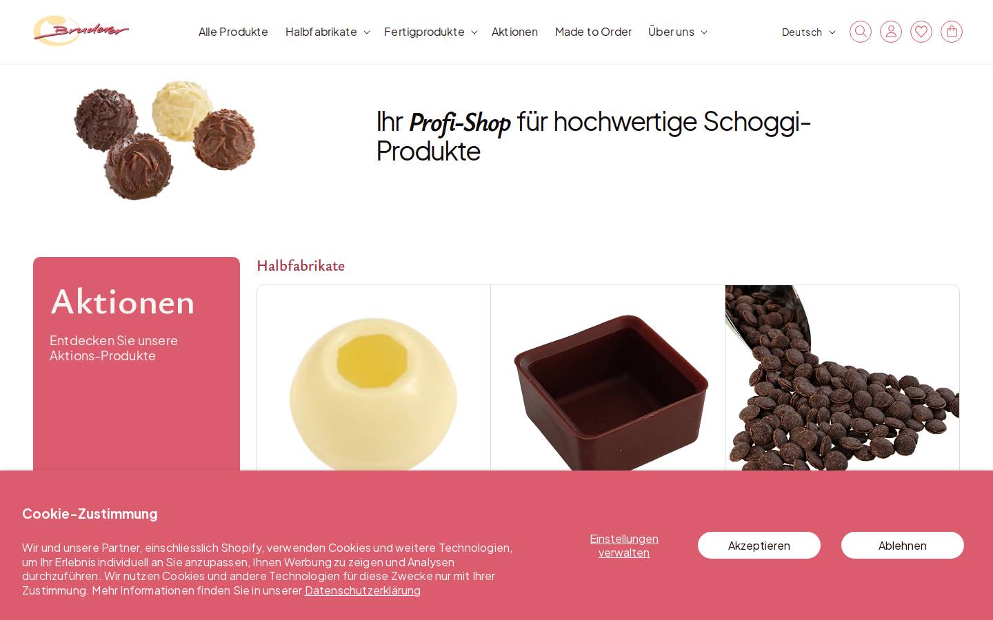 bruderer.ch homepage screenshot
