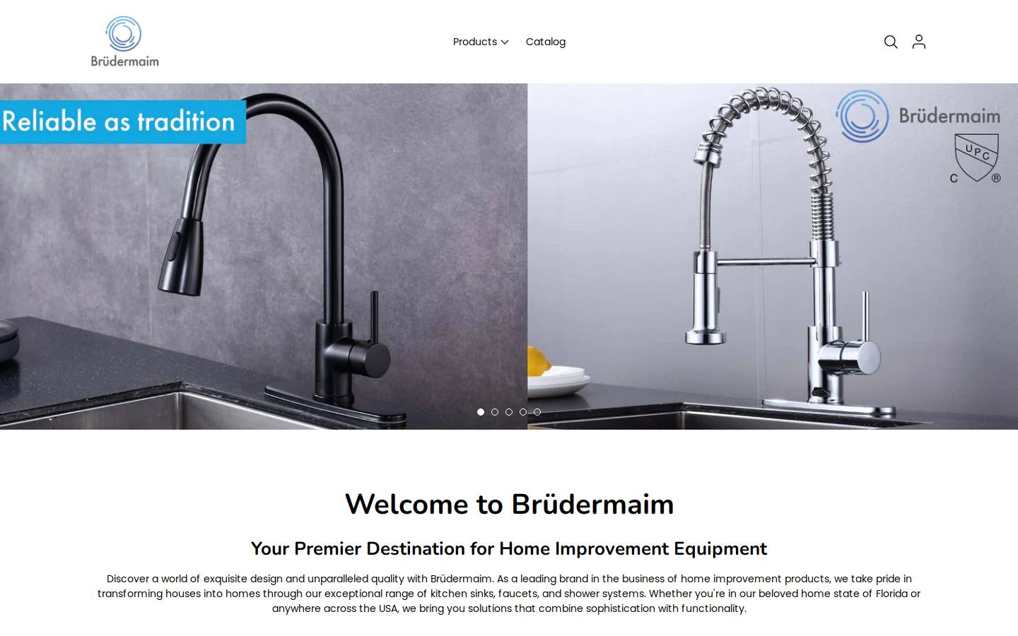 brudermaim.com homepage screenshot