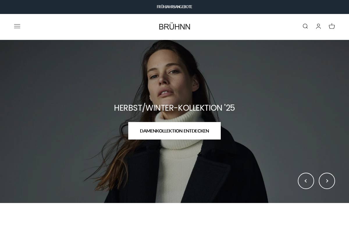Bruhnn homepage screenshot