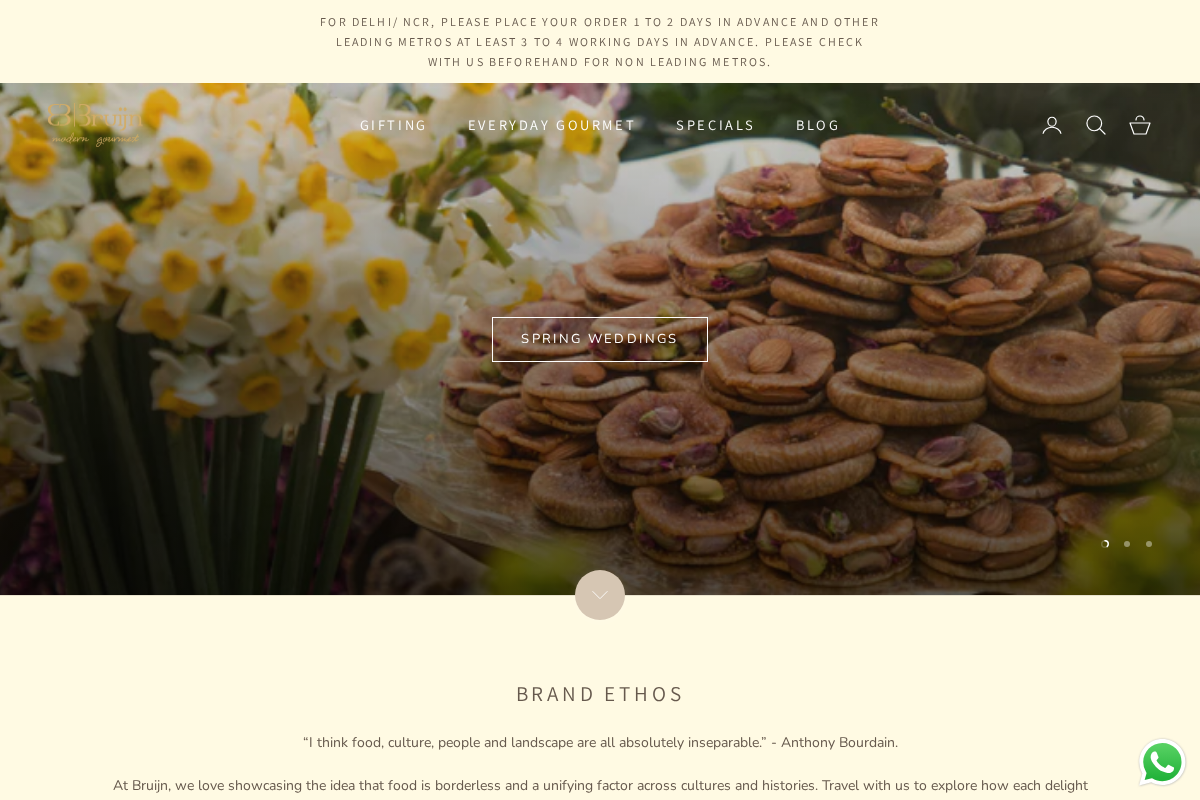 Bruijn homepage screenshot