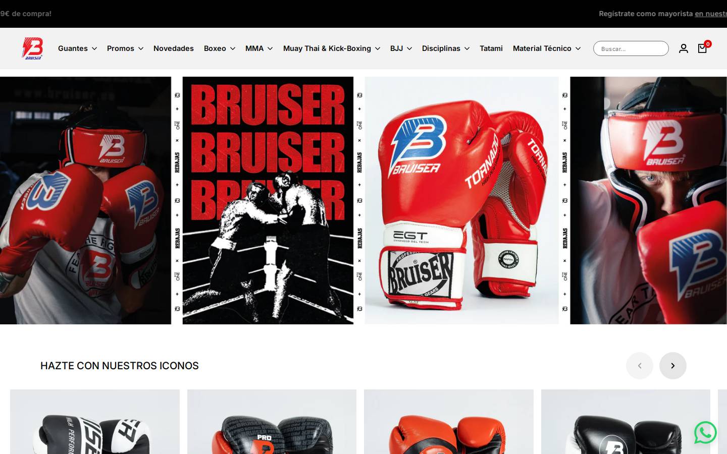 bruiser.es homepage screenshot