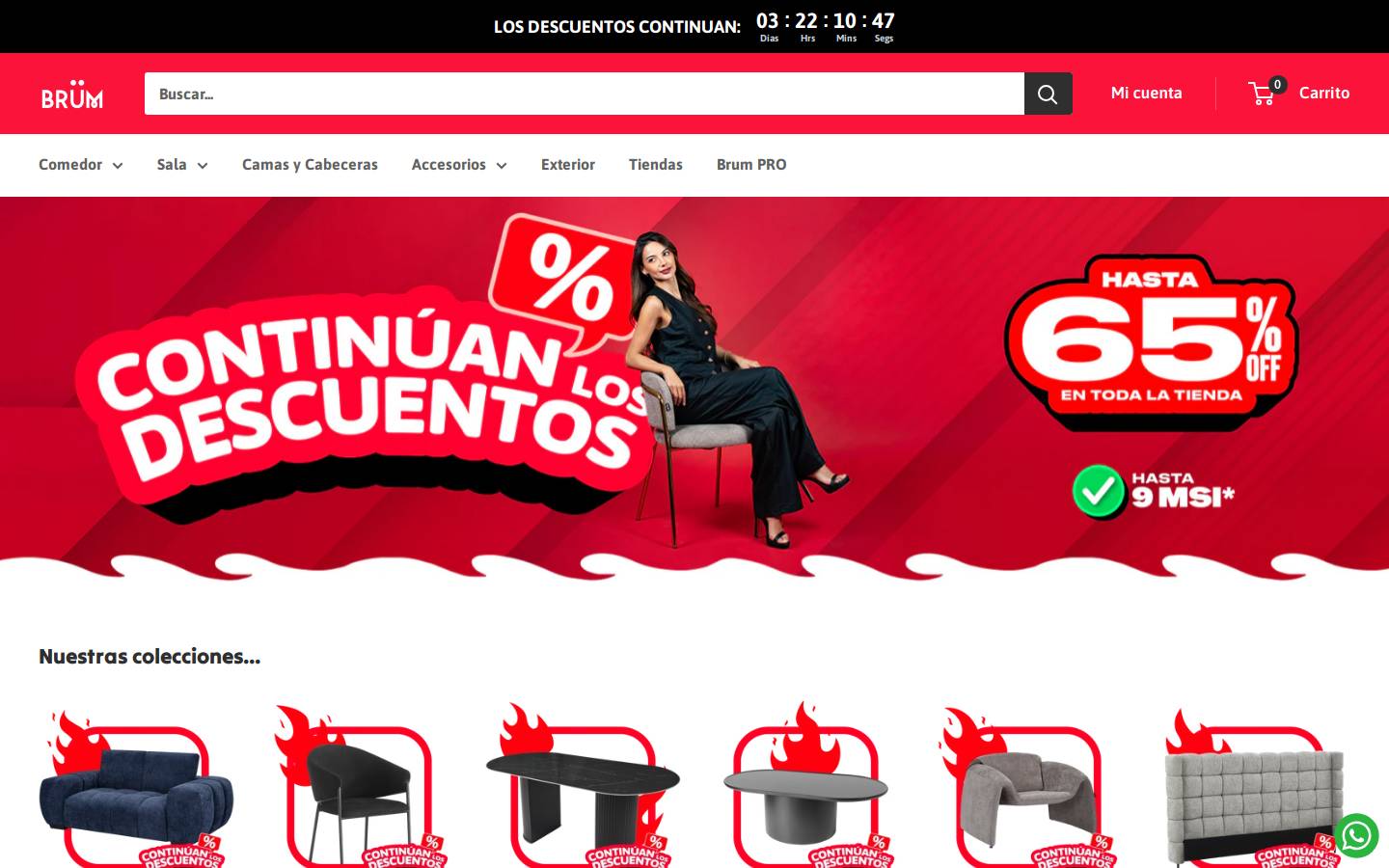 brum.com.mx homepage screenshot