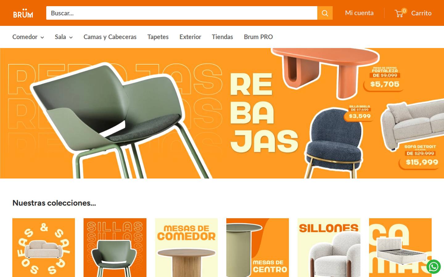 brum.mx homepage screenshot