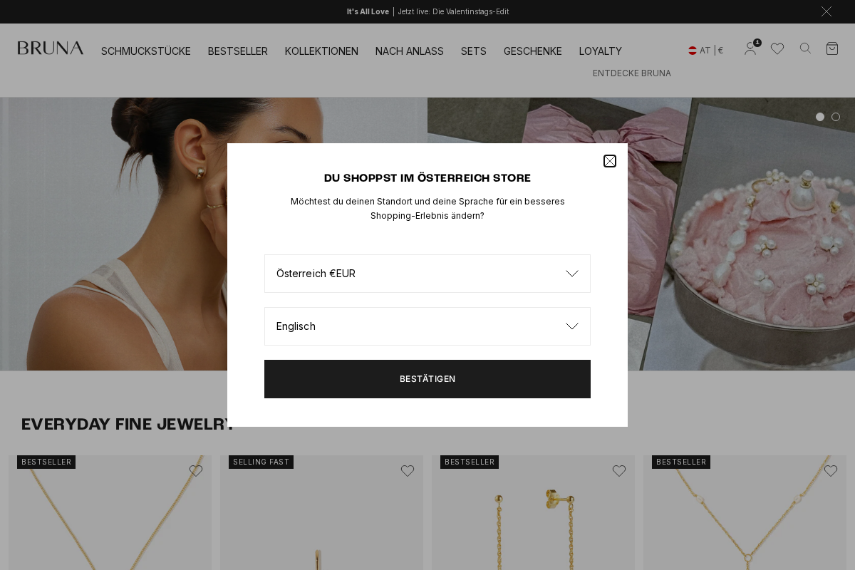 BRUNA The Label homepage screenshot