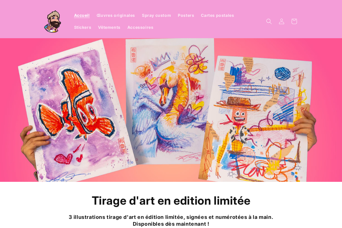 Brunograffer homepage screenshot