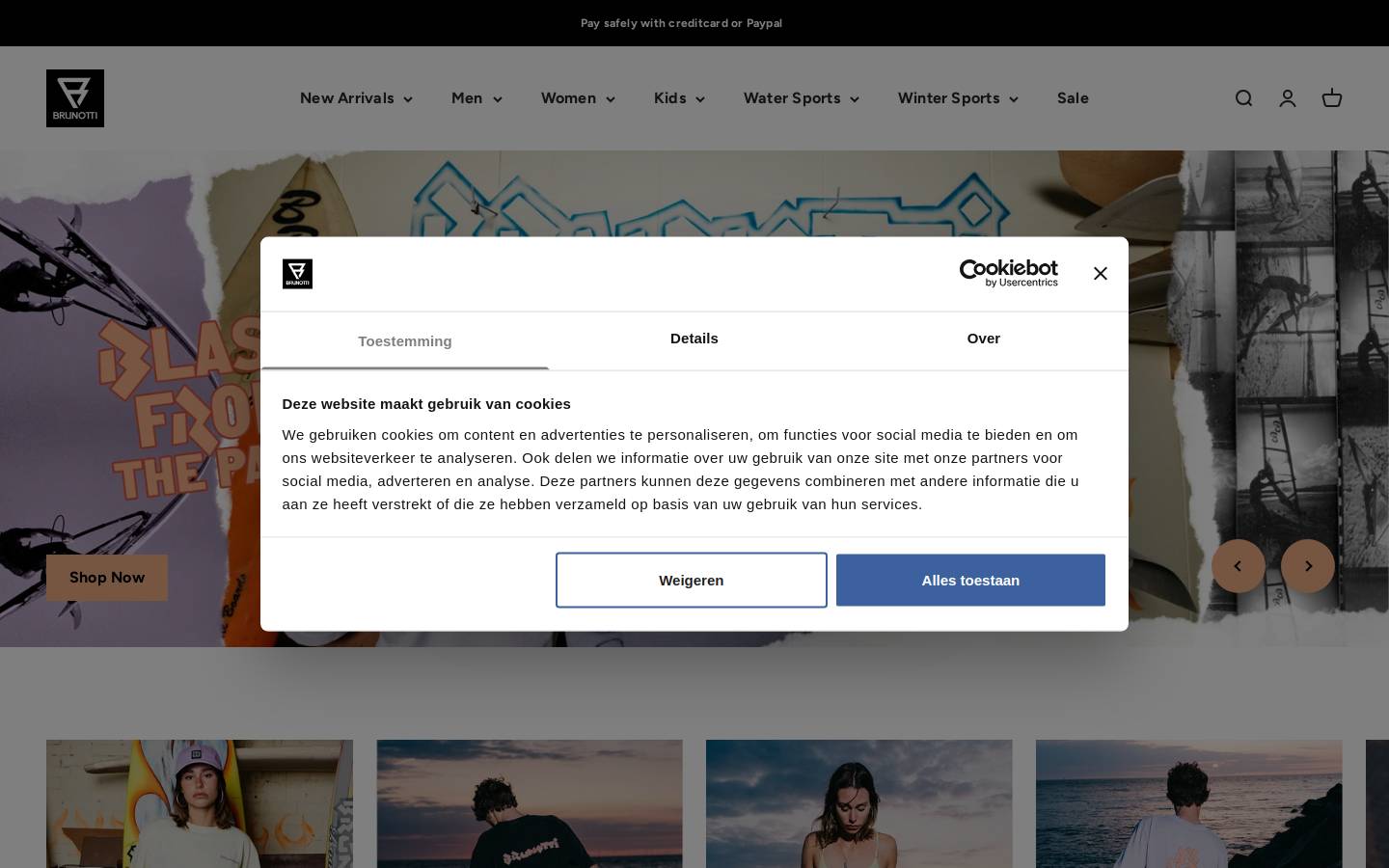 Brunotti homepage screenshot