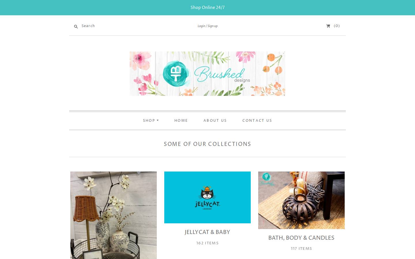 brusheddesigns.ca homepage screenshot