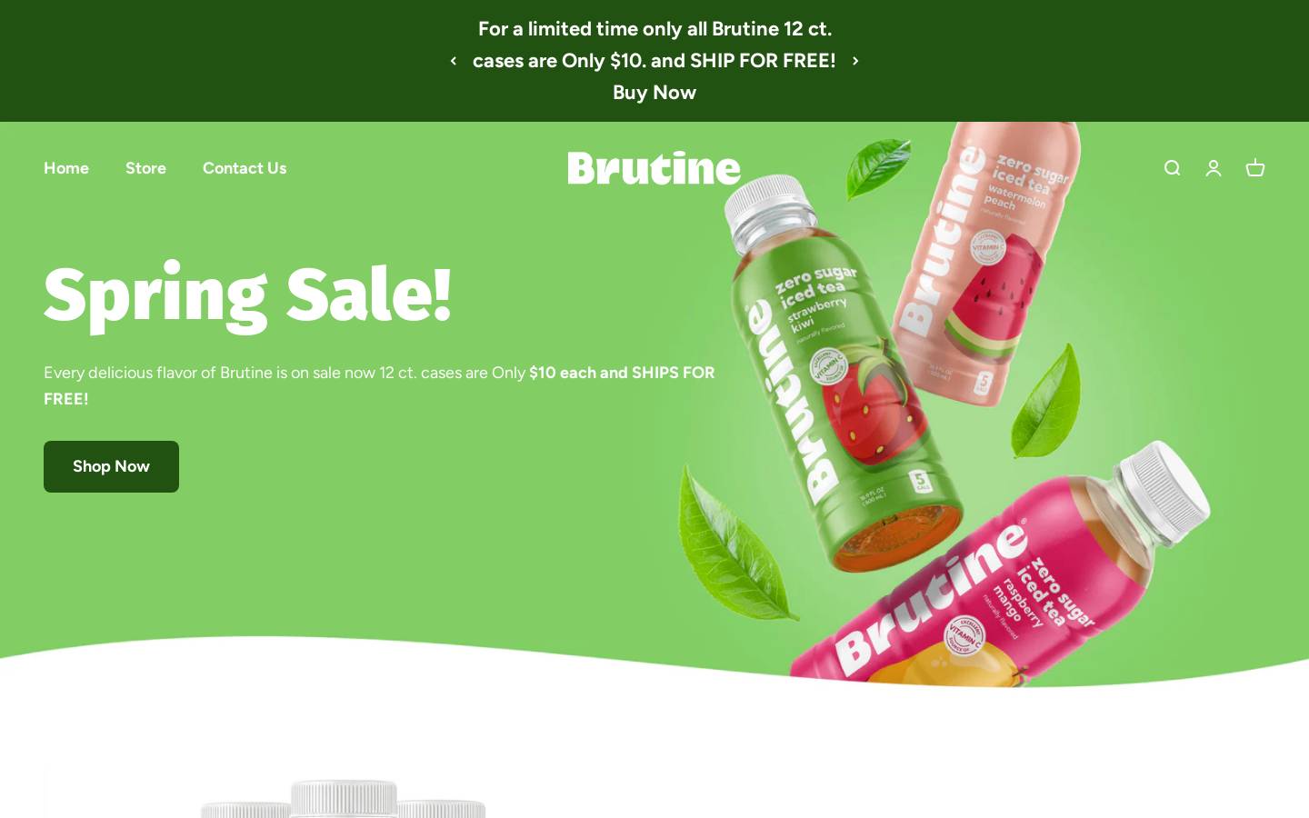 brutine.com homepage screenshot