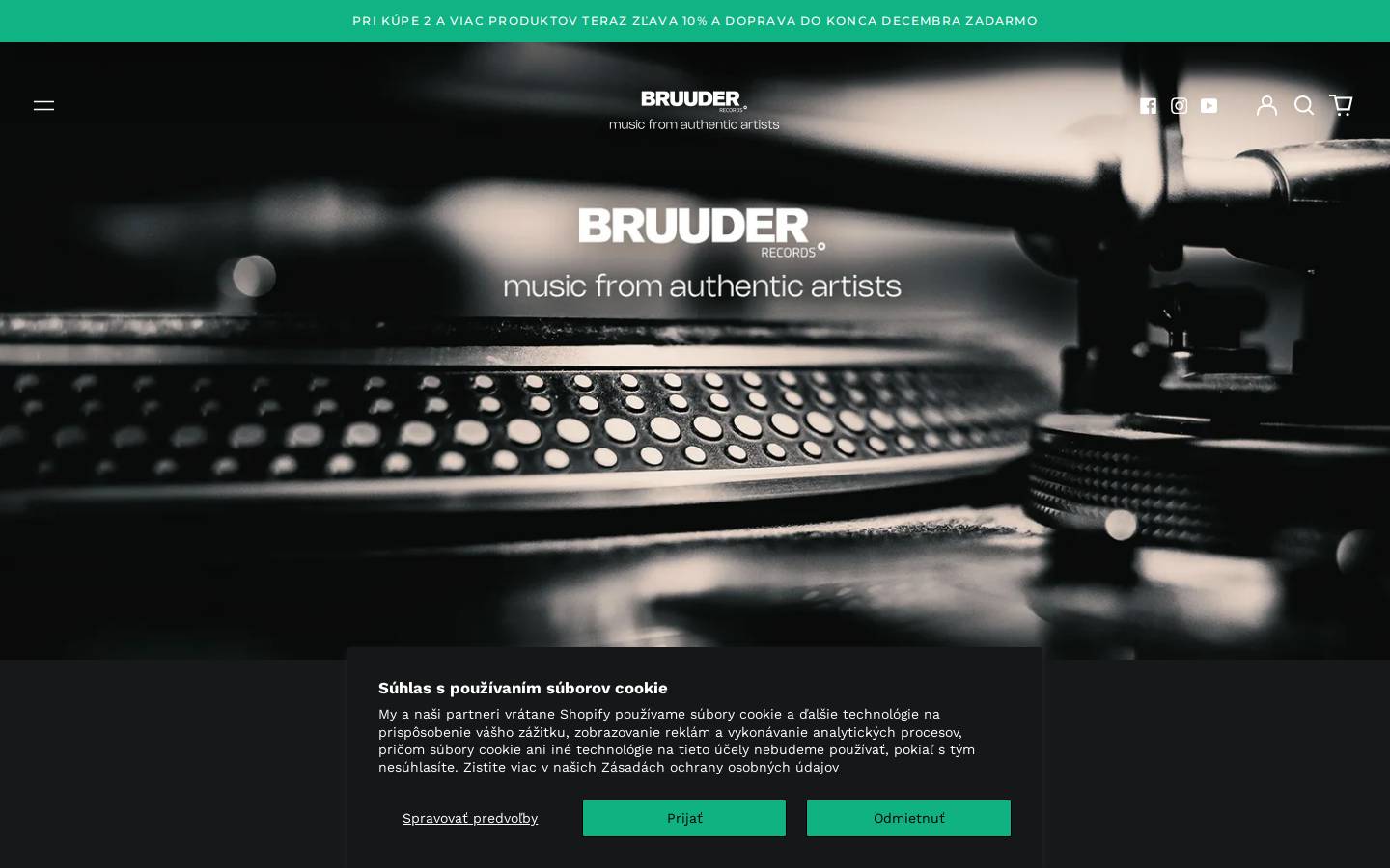 bruuder.eu homepage screenshot