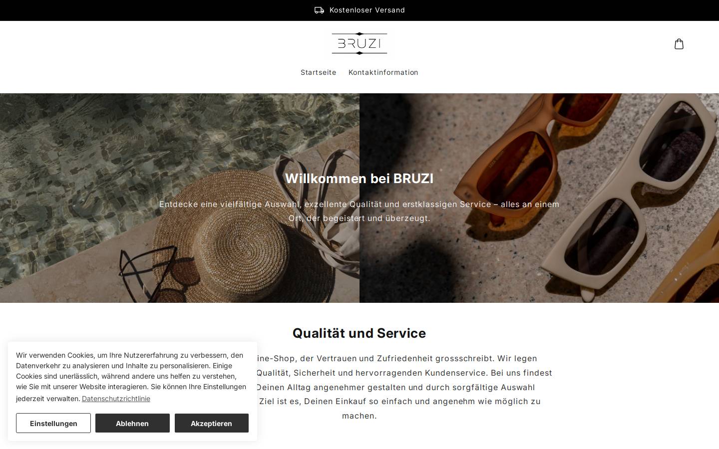 bruzi.ch homepage screenshot