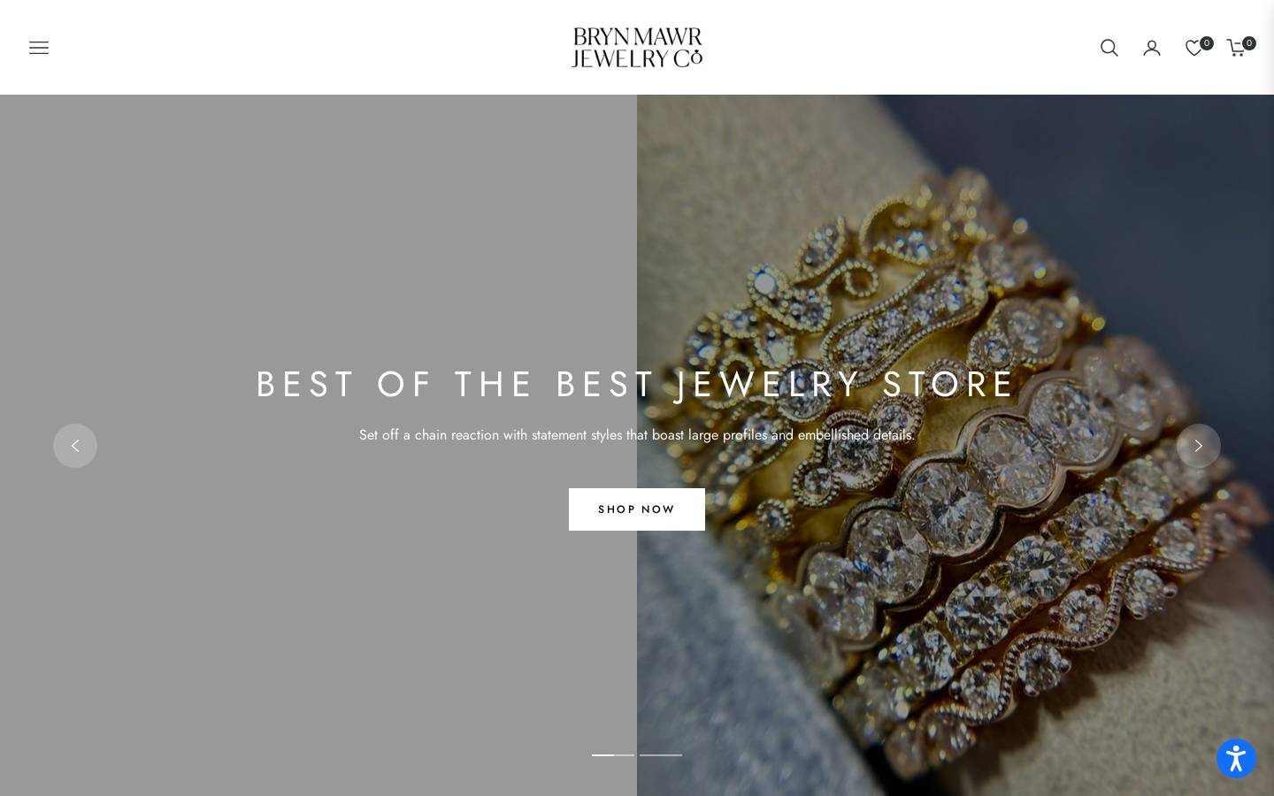 brynmawrjewelry.com homepage screenshot