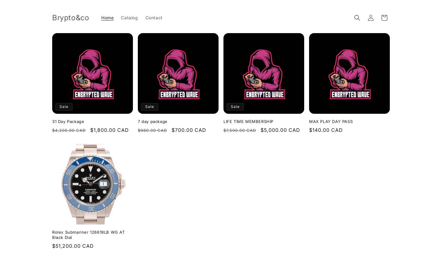 brypto.ca homepage screenshot