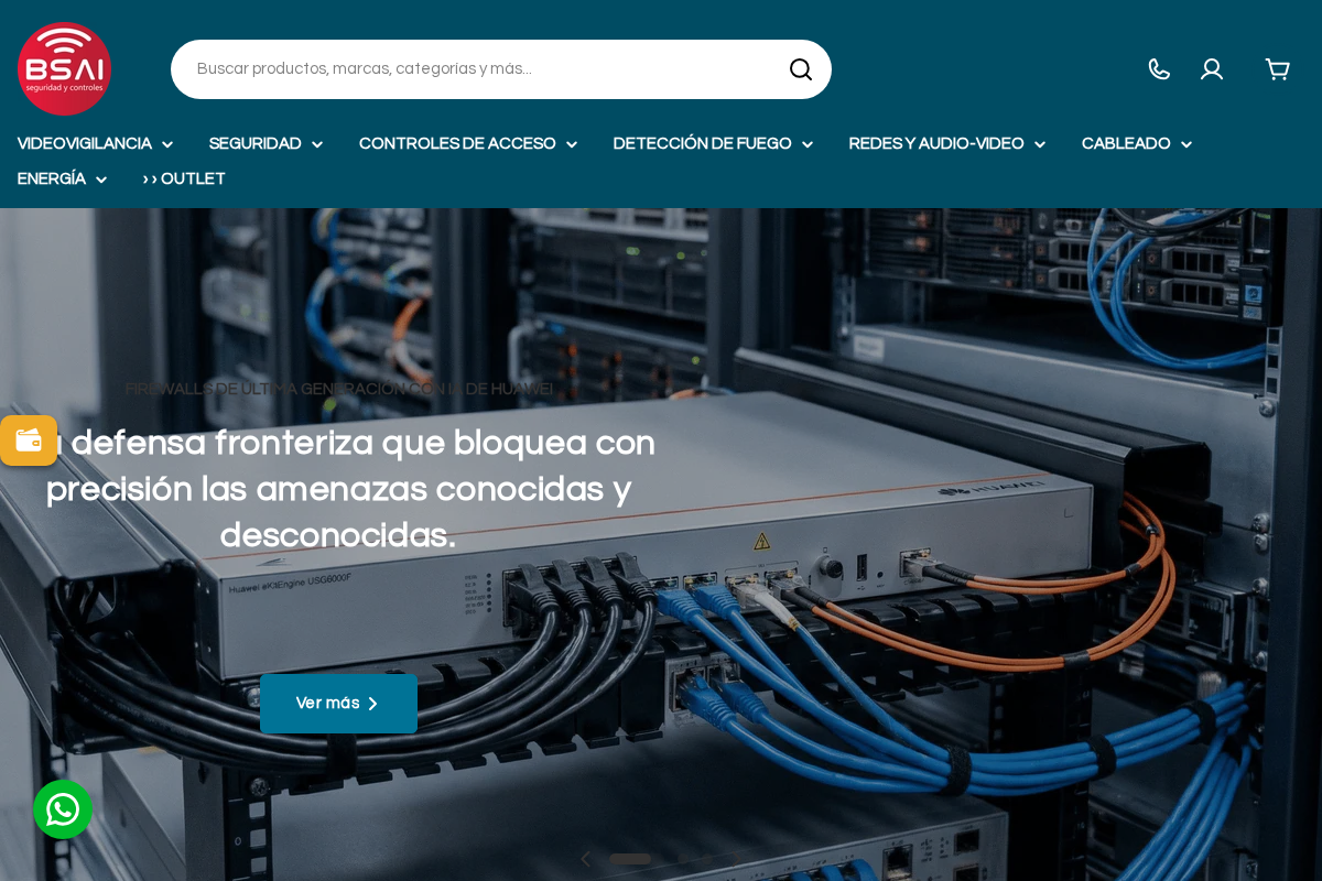 Bsai Seguridad y Controles homepage screenshot