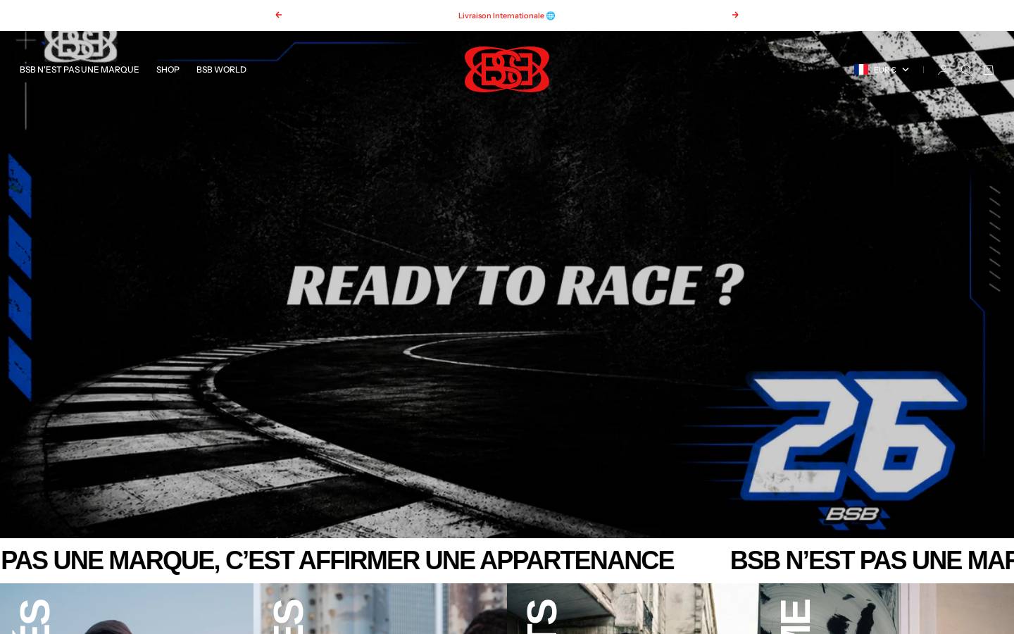 bsbstore.fr homepage screenshot