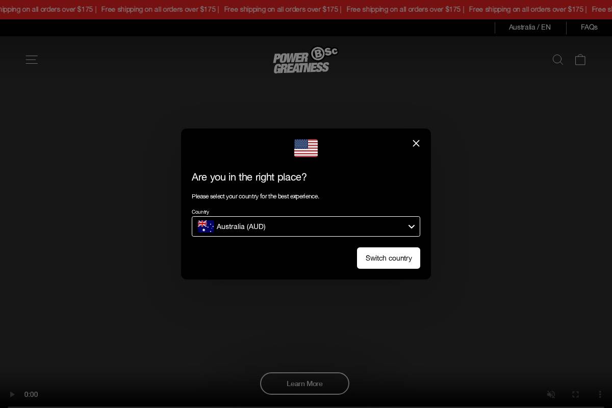 bscsupplements.com homepage screenshot
