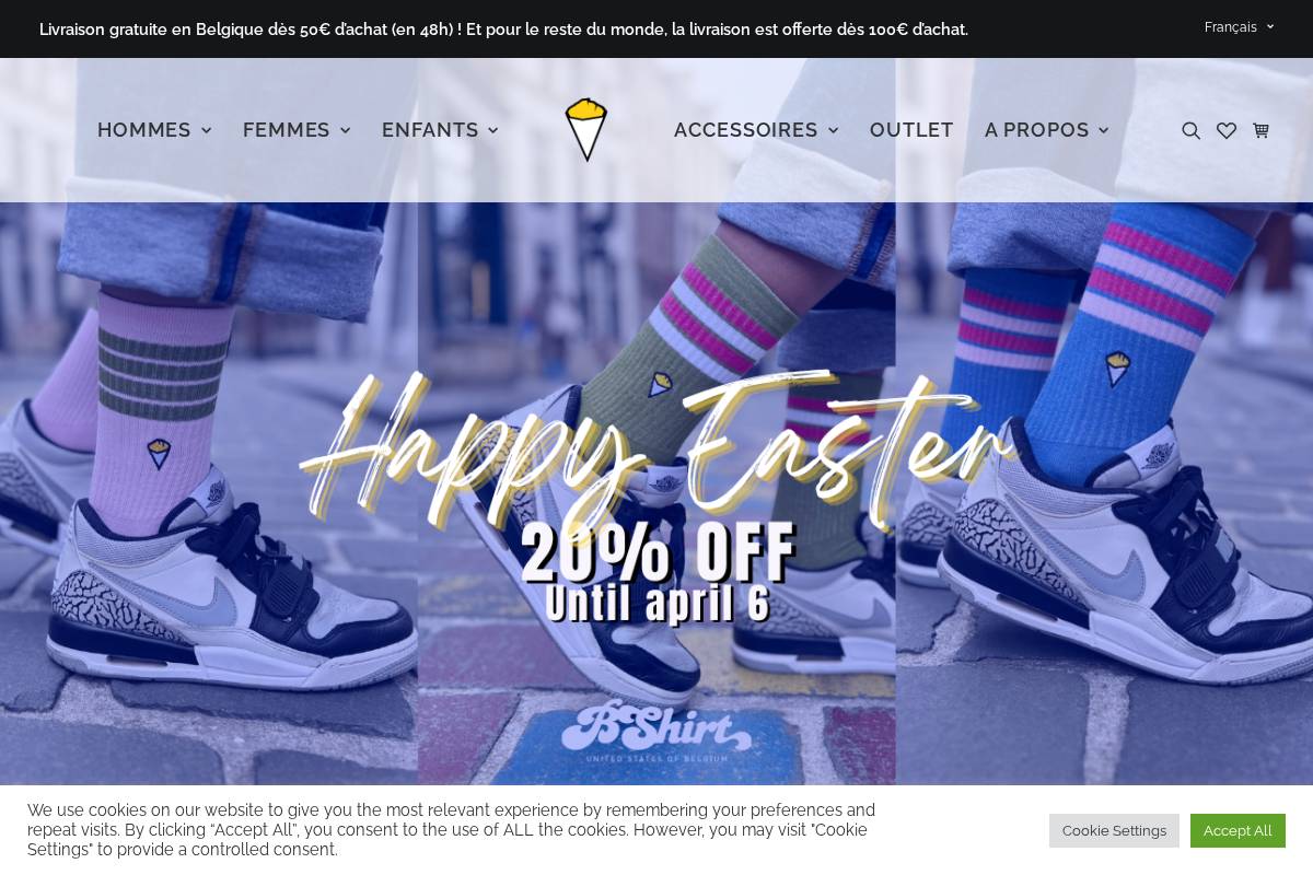 bshirt.rocks homepage screenshot