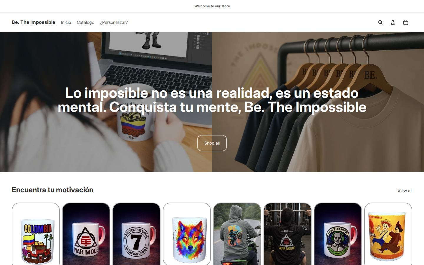 bt-impossible.com homepage screenshot
