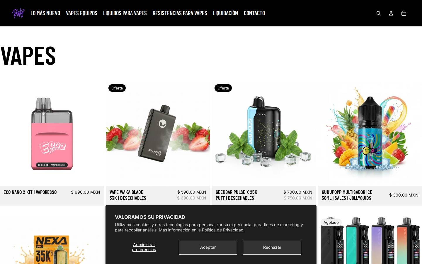 btasty.com.mx homepage screenshot