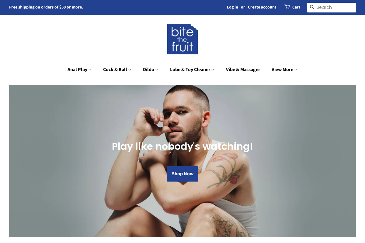 Bite the Fruit homepage screenshot