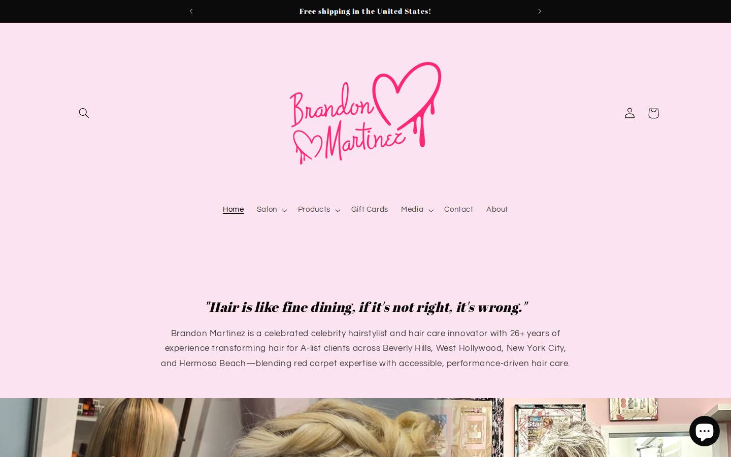 btheproduct.com homepage screenshot