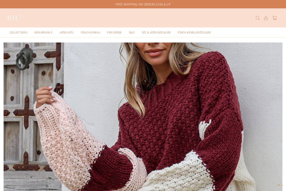 btlthelabel.com homepage screenshot