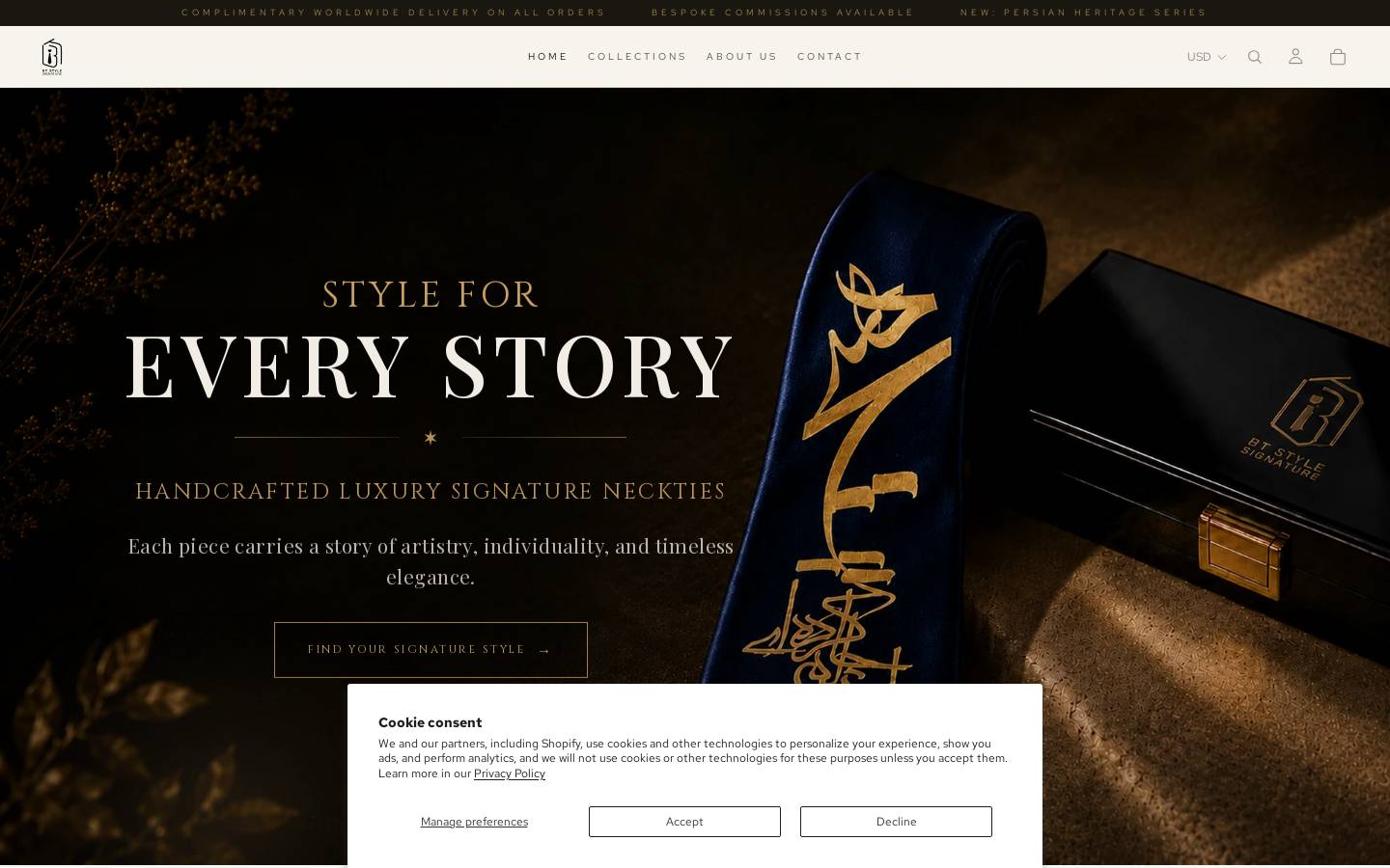 btstyle.com homepage screenshot