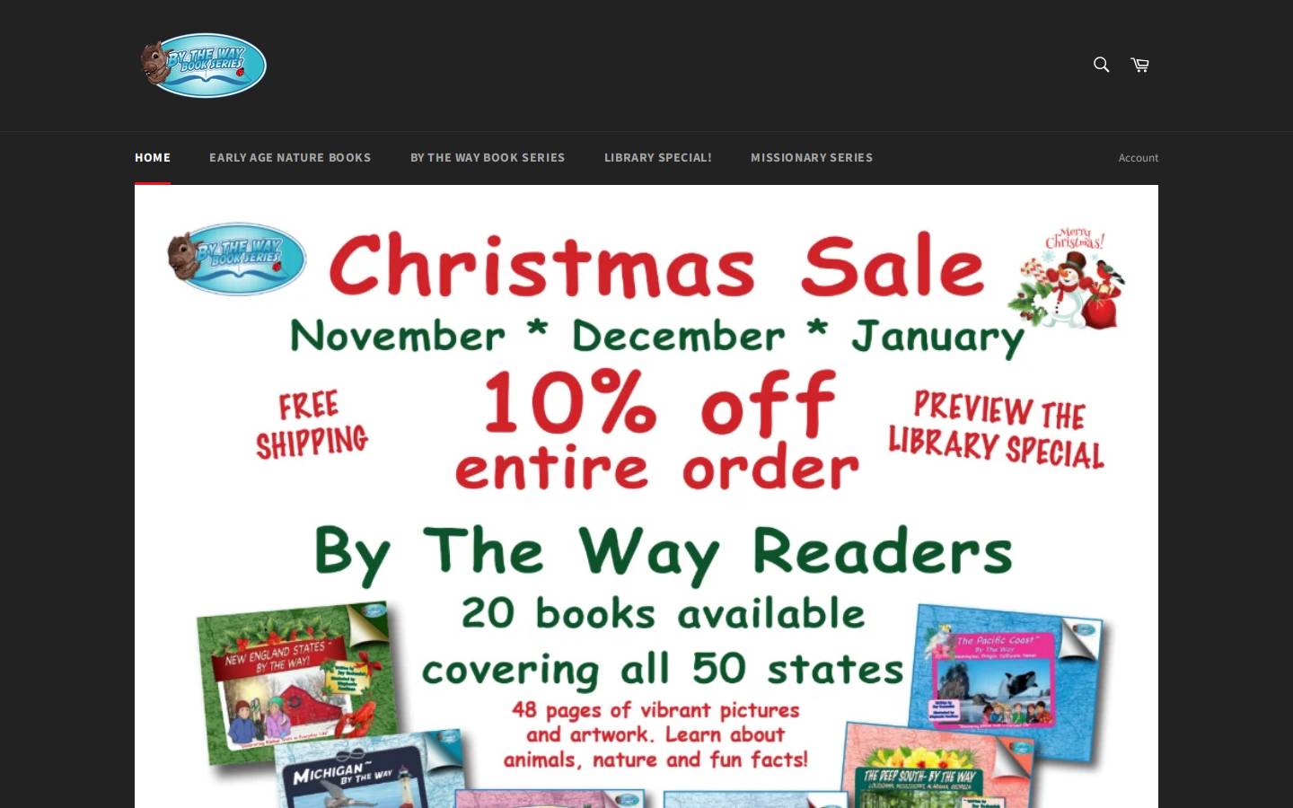 btwbookseries.com homepage screenshot