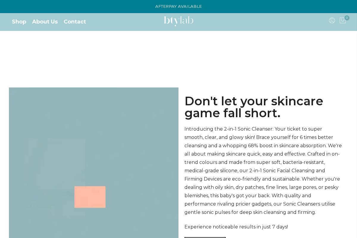 btylab.co homepage screenshot