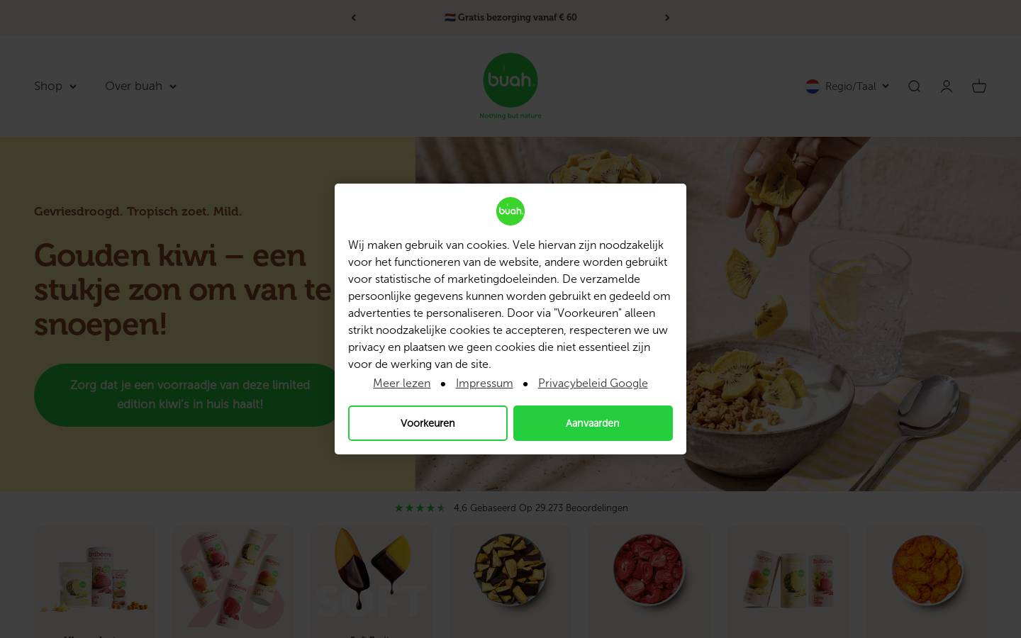 buah.nl homepage screenshot