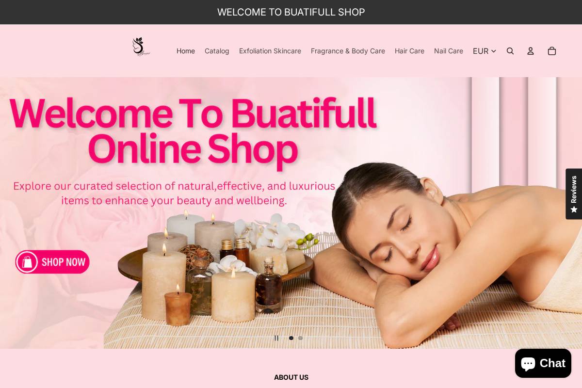 buatifull.com homepage screenshot