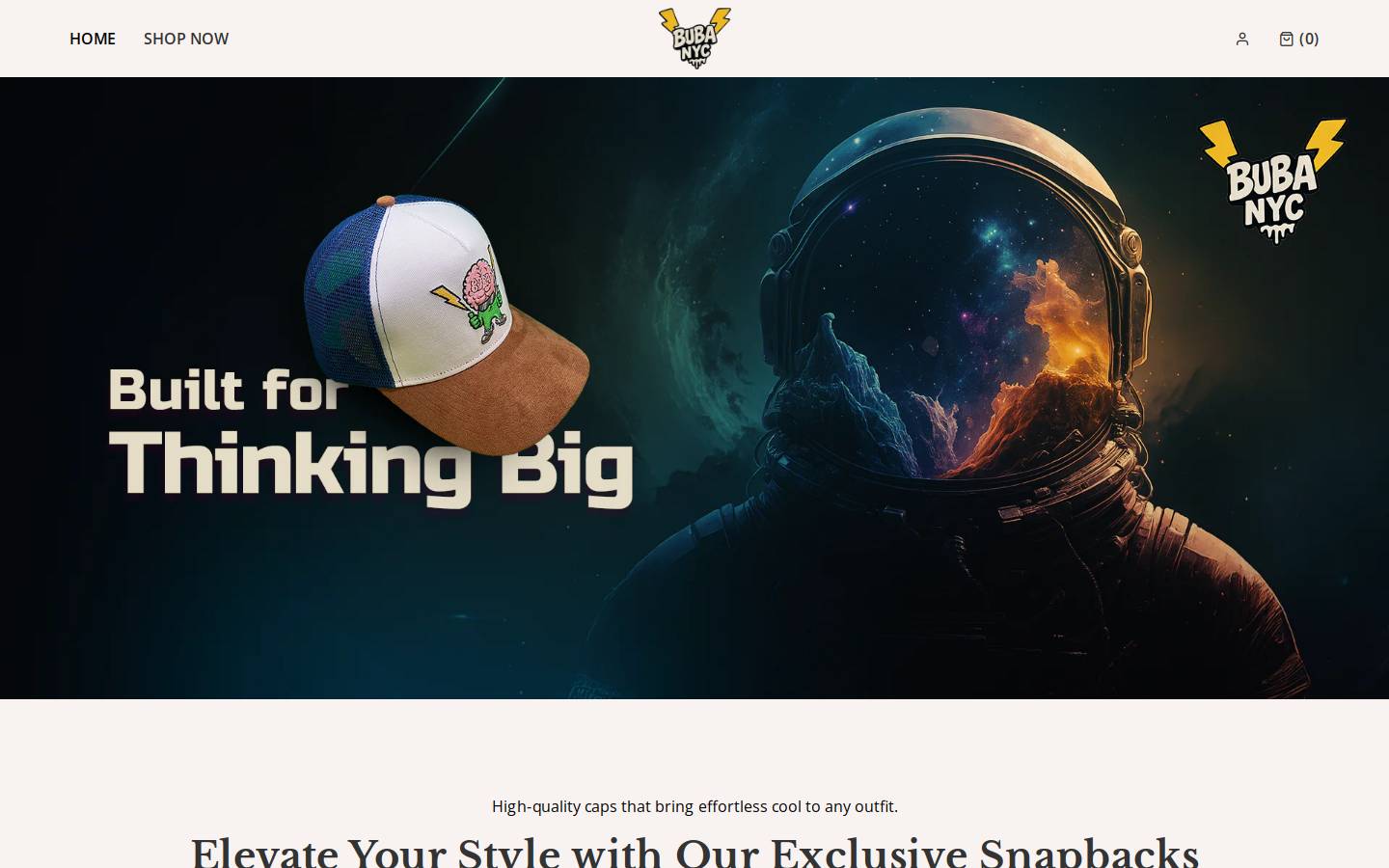 bubanyc.com homepage screenshot