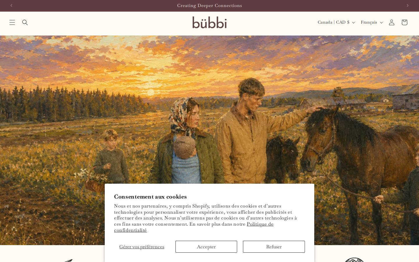 bubbimontreal.com homepage screenshot