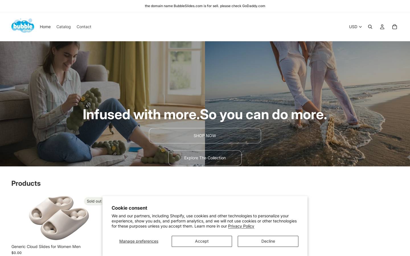 bubbleslides.com homepage screenshot