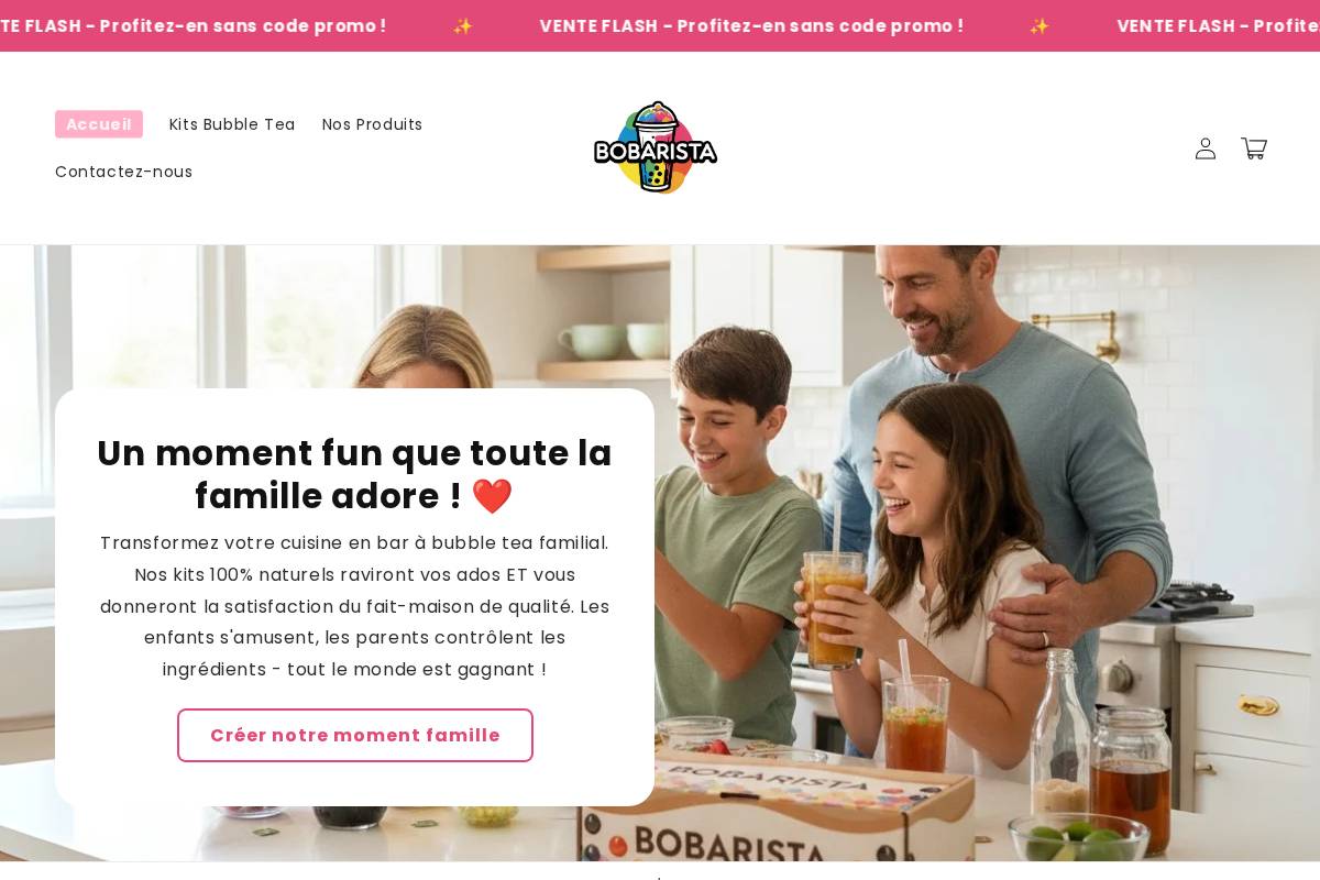 Bubblevie Kit homepage screenshot