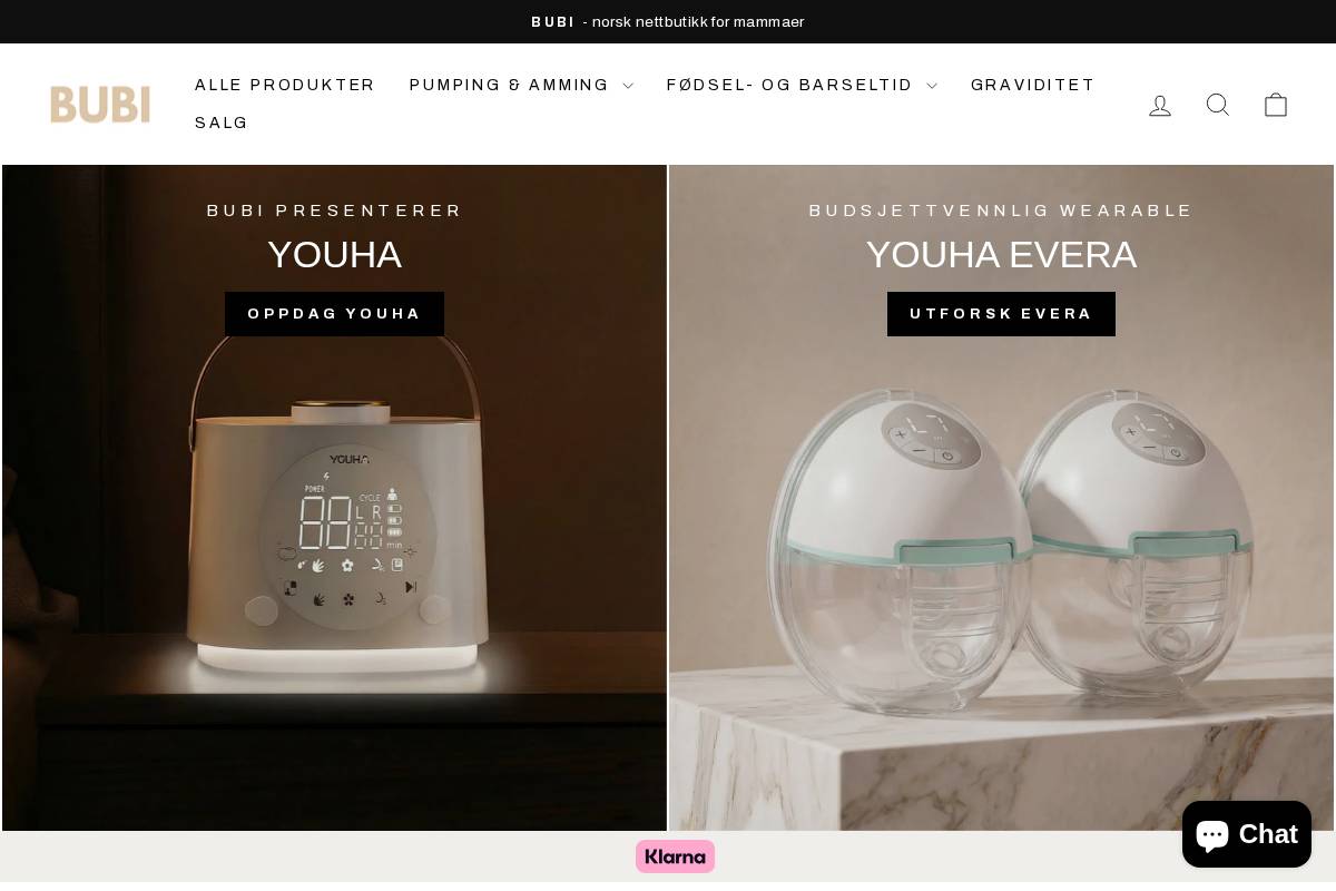 BUBI homepage screenshot
