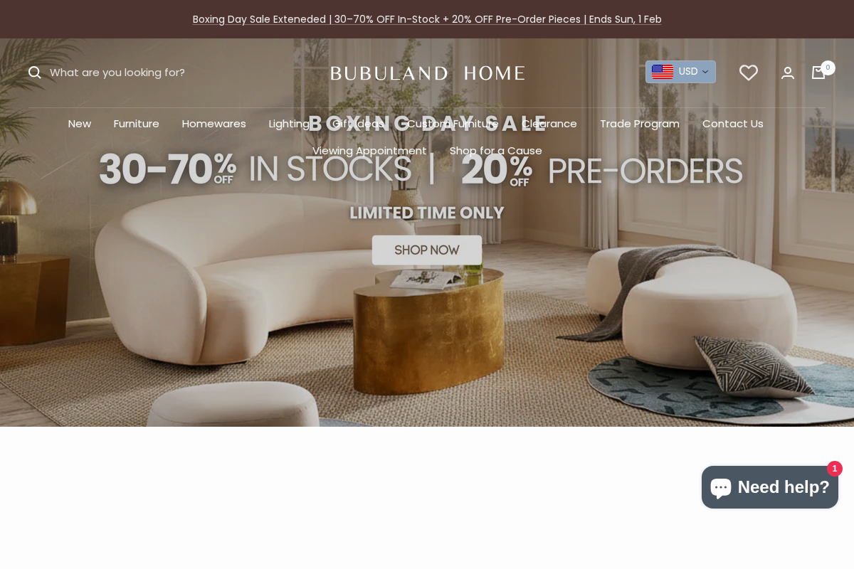 BUBULAND HOME homepage screenshot