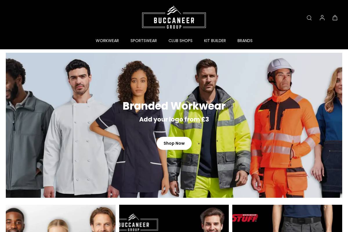 bucc.group homepage screenshot