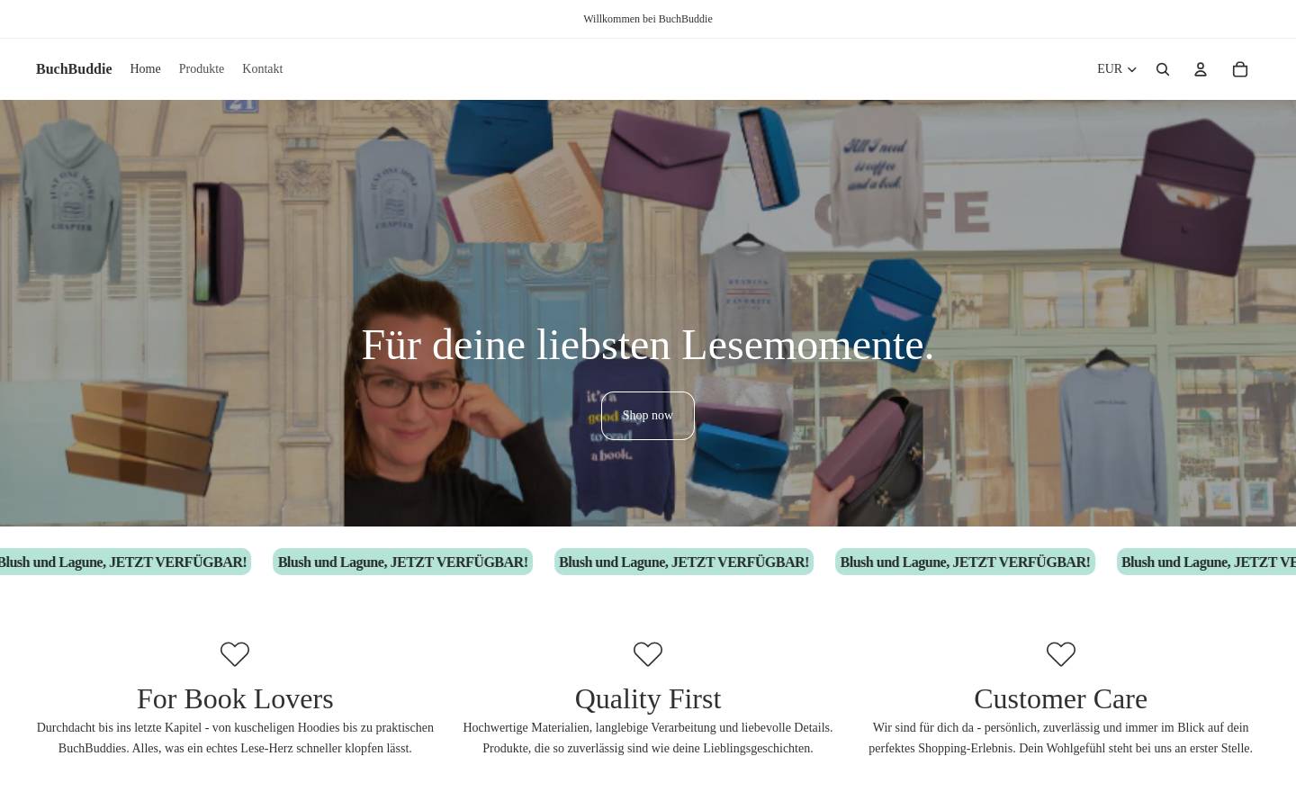 buchbuddie.shop homepage screenshot