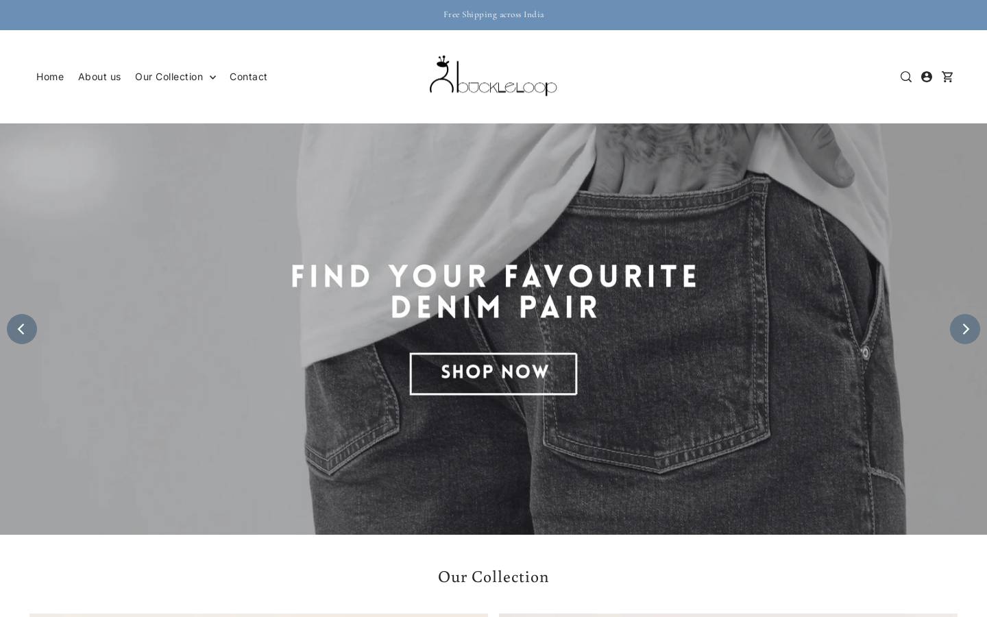 buckleloop.in homepage screenshot