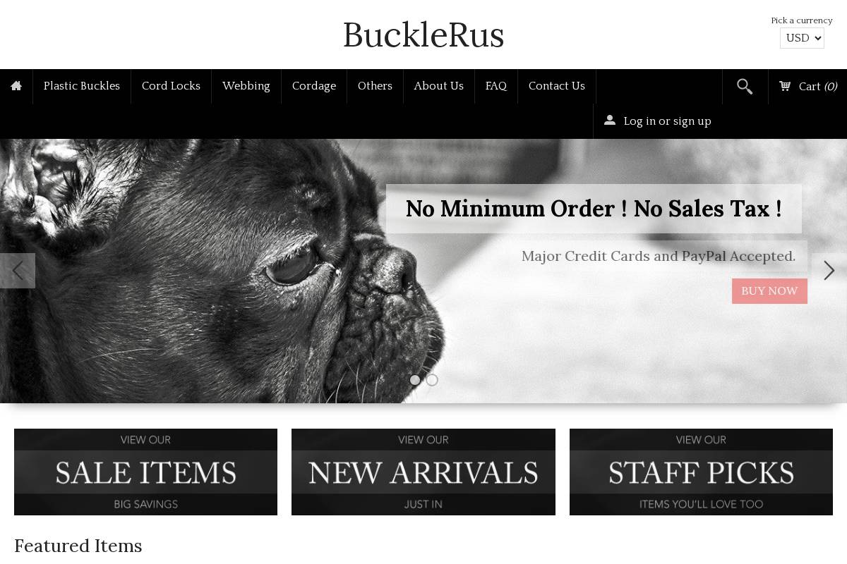bucklerus.com homepage screenshot