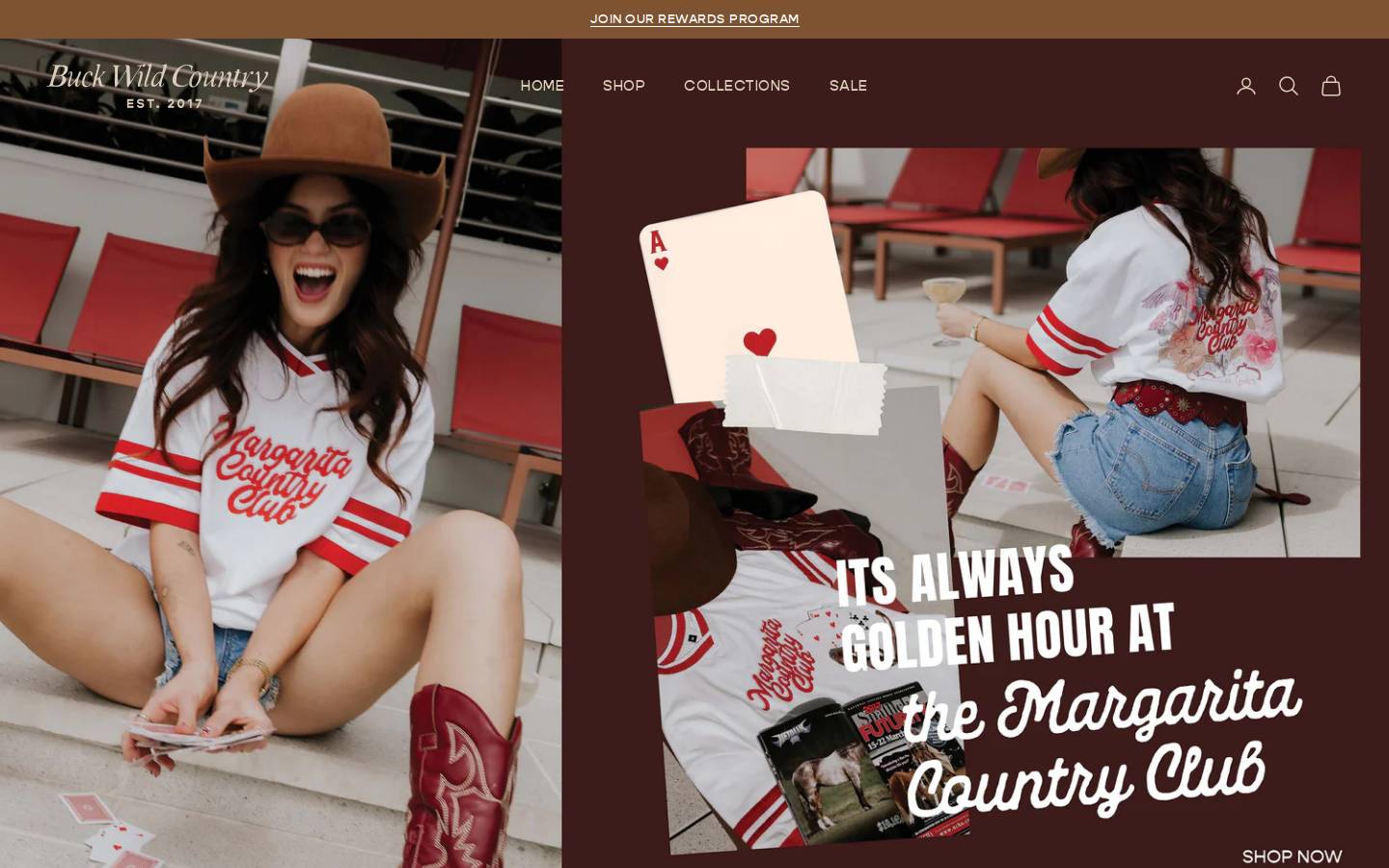 buckwildcountry.com.au homepage screenshot