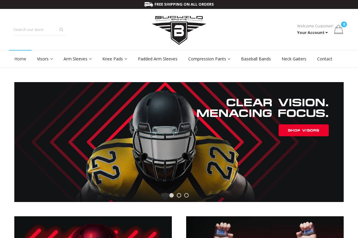 bucwildsports.com homepage screenshot