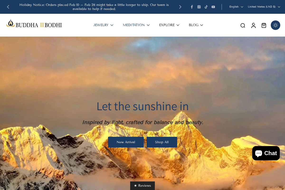 Buddha3bodhi homepage screenshot