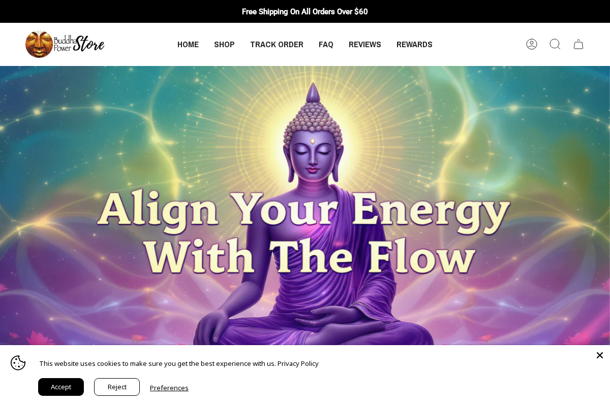 Buddha Power homepage screenshot