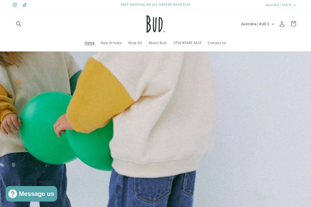 budthelabel.com homepage screenshot