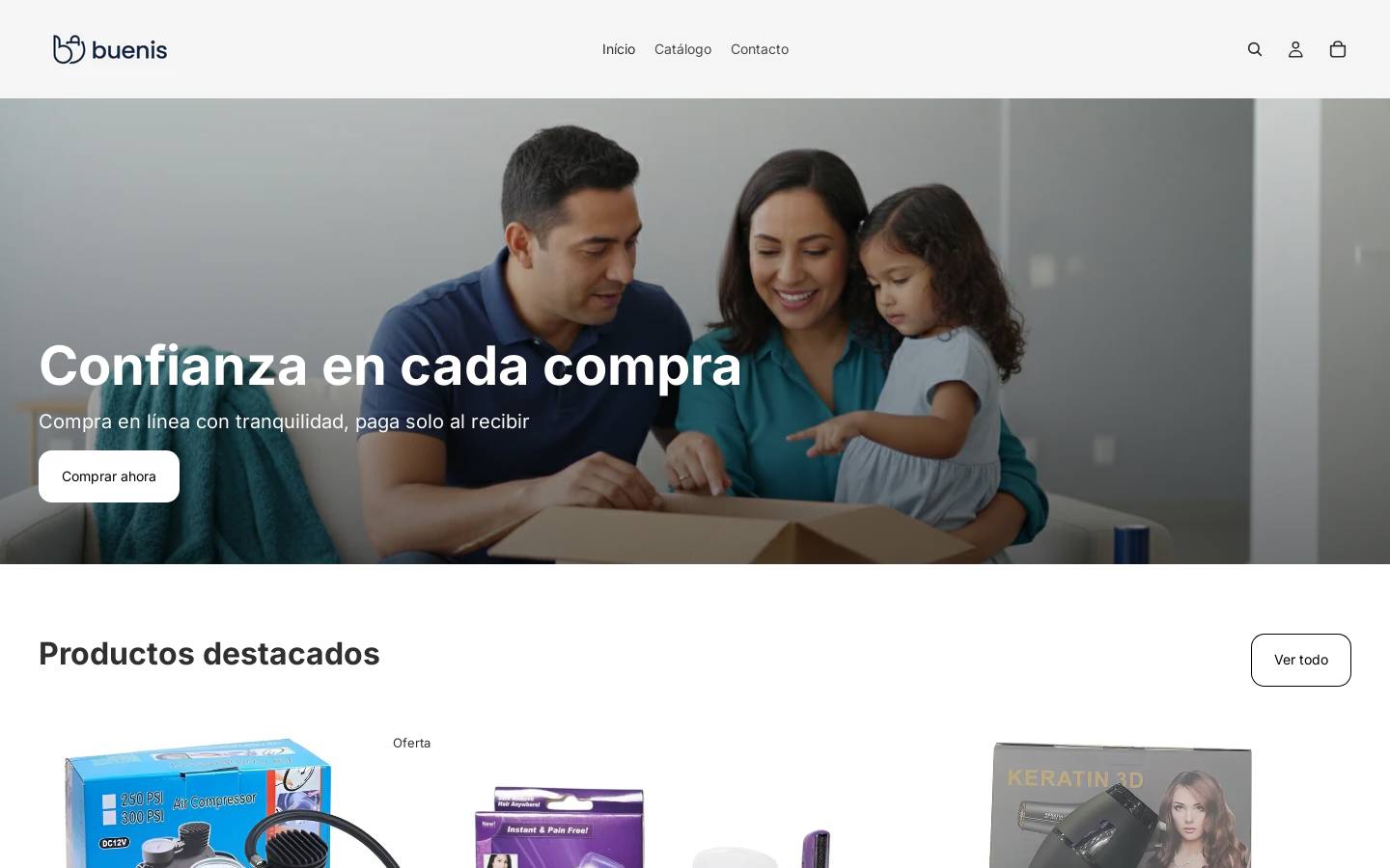 buenis.com homepage screenshot