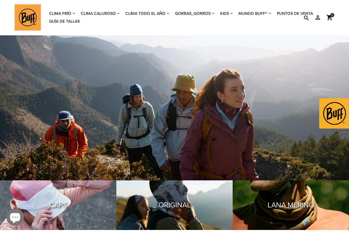 BUFF® homepage screenshot