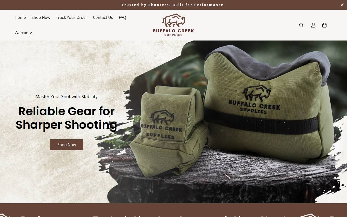 buffalocreeksupplies.shop homepage screenshot